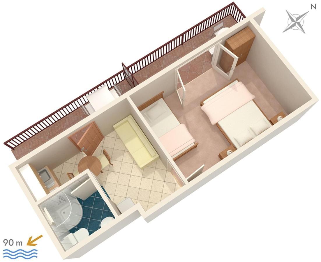 Apartments By The Sea Podaca, Makarska - 2783 Luaran gambar